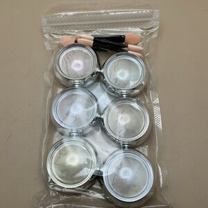 Furimuk, 6 Colors Chrome Nail Powder, Appliqué‎ Pads